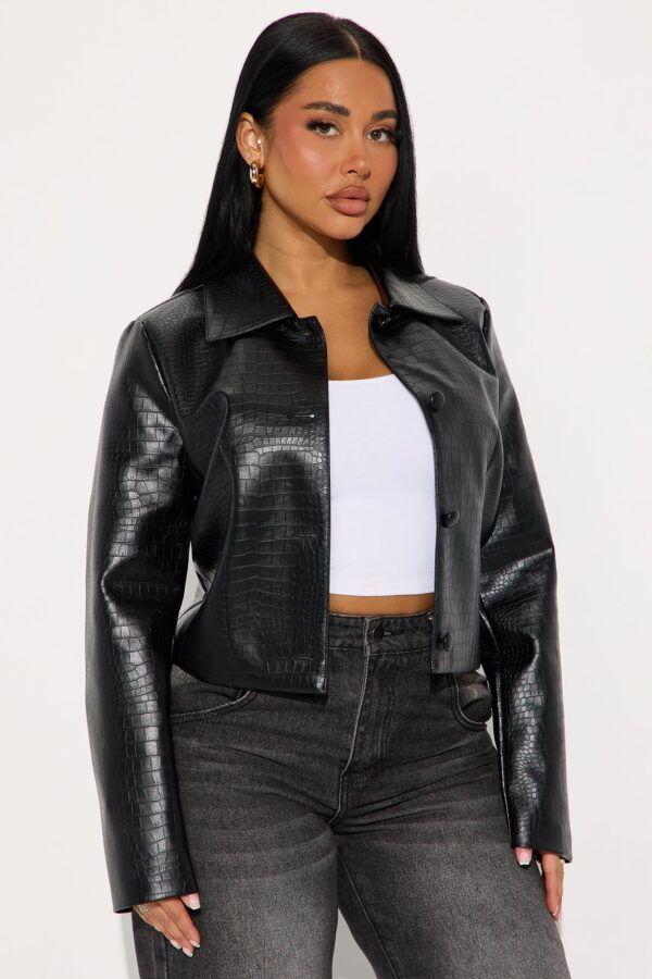 Black Cropped Jacket