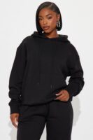 Hoodie with an oversized
