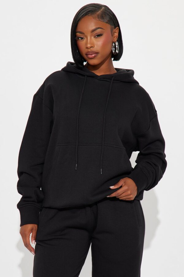 Hoodie with an oversized