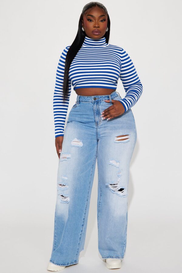 Navy Turtleneck Sweater