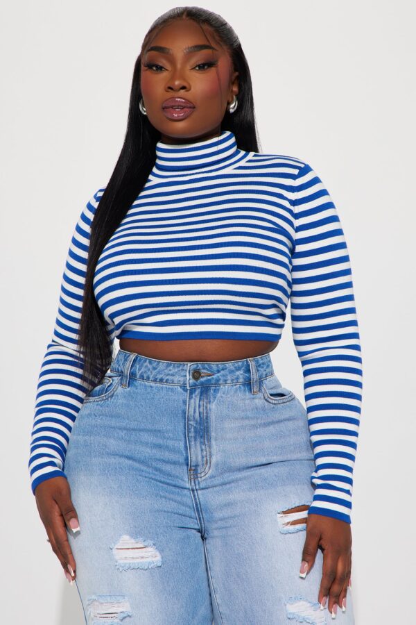 Navy Turtleneck Sweater