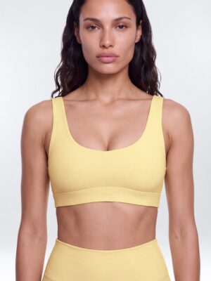 CloudForm™ Studio Open Back Sports Bra - Buttermilk