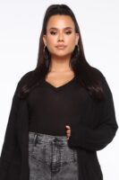 Ladies Kit Black Cardigan