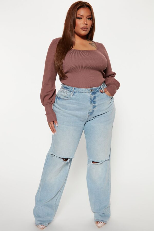 Pullover in Brown 78% rayon