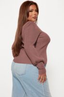 Pullover in Brown 78% rayon