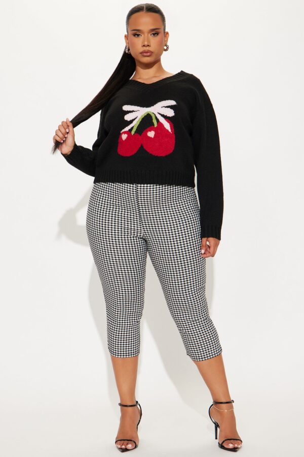Sweater with a v-neck