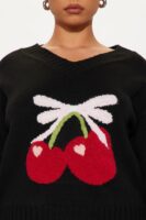 Sweater with a v-neck