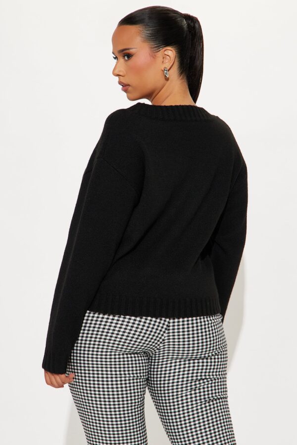 Sweater with a v-neck