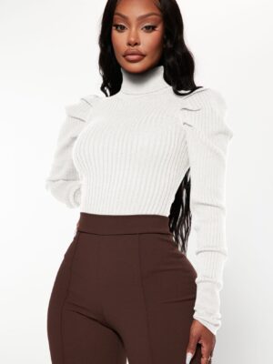 Ivory Pullover with turtleneck