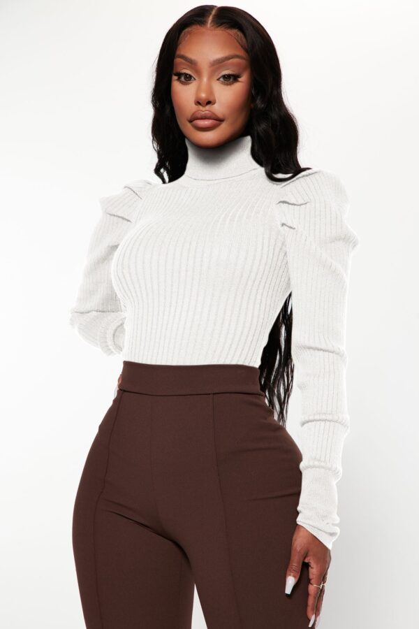 Ivory Pullover with turtleneck