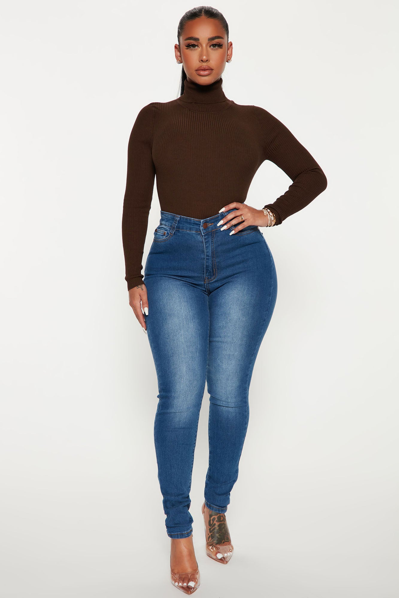 Pullover with a turtleneck