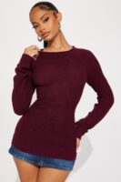 Sweater in Burgundy