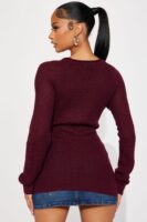 Sweater in Burgundy