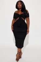 Midi Dress in Black