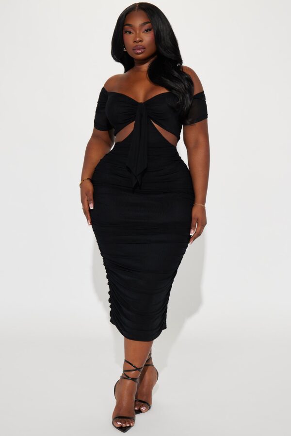 Midi Dress in Black