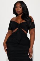 Midi Dress in Black