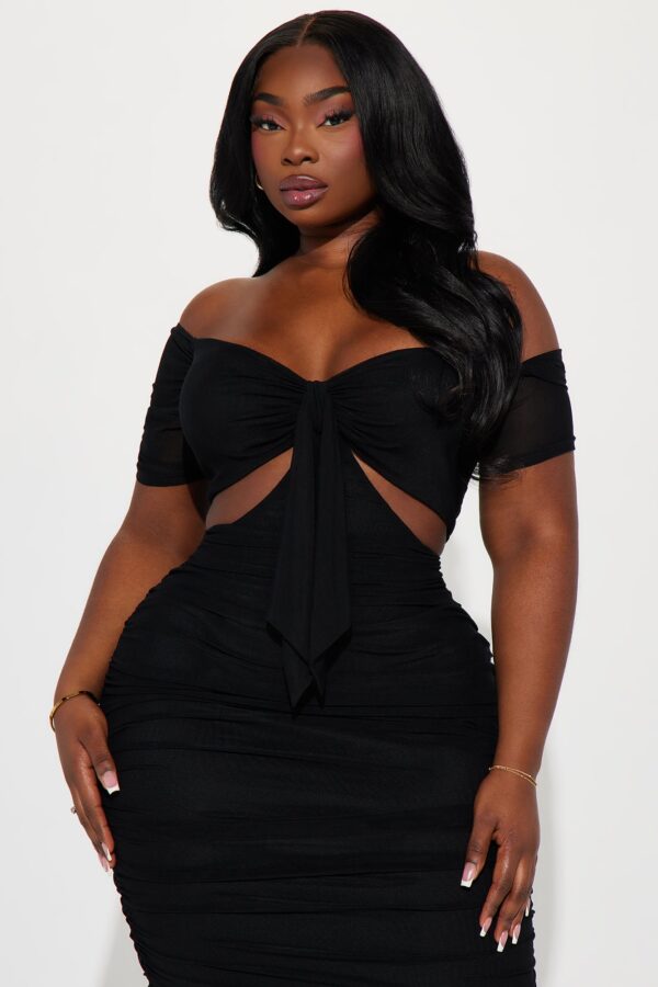 Midi Dress in Black