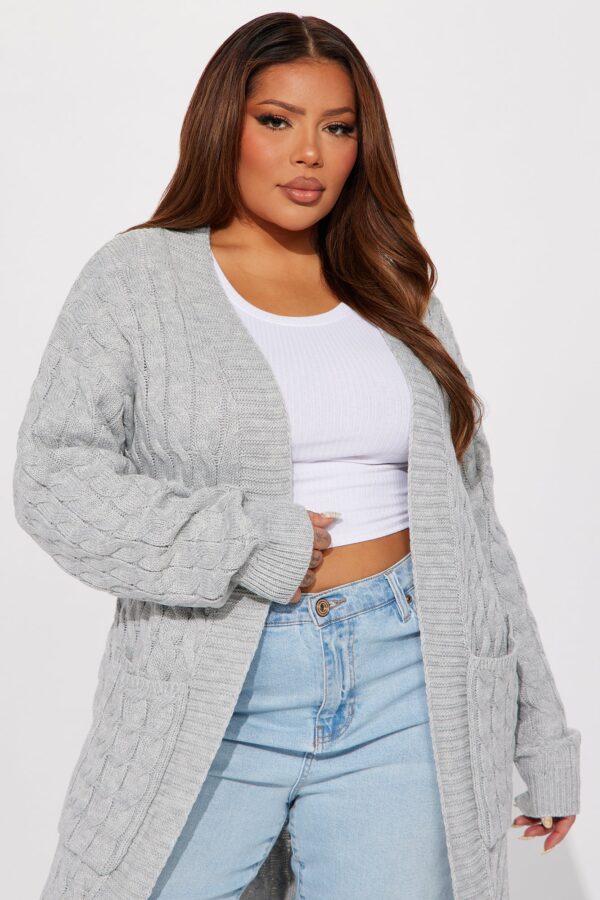 Gray Cardigan