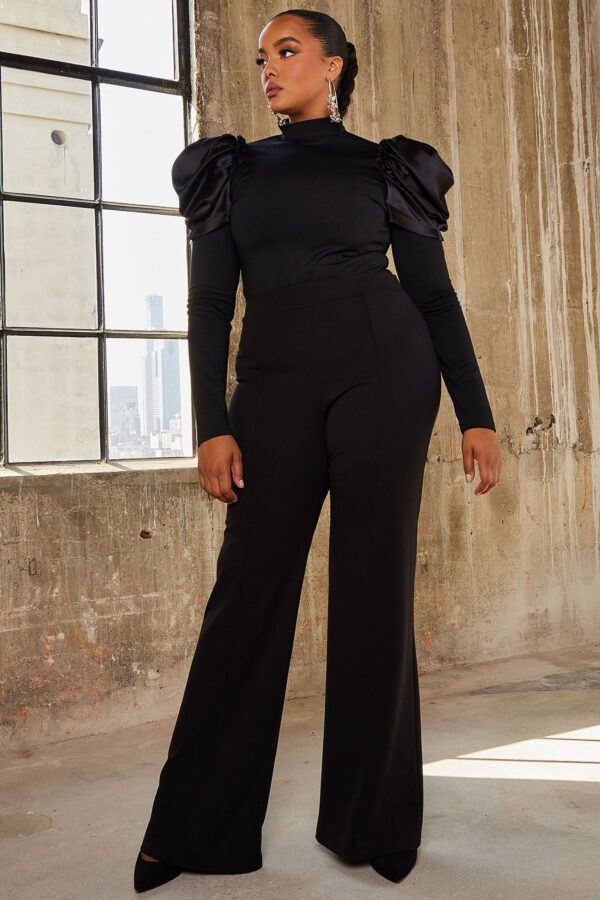 Black Wide-Leg Dress