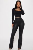 Pants in Black 60% rayon