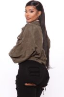 Jacket in Olive 55% cotton