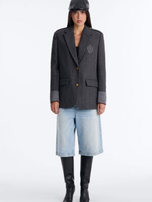 Blazer in Charcoal