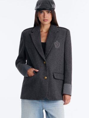 Blazer in Charcoal