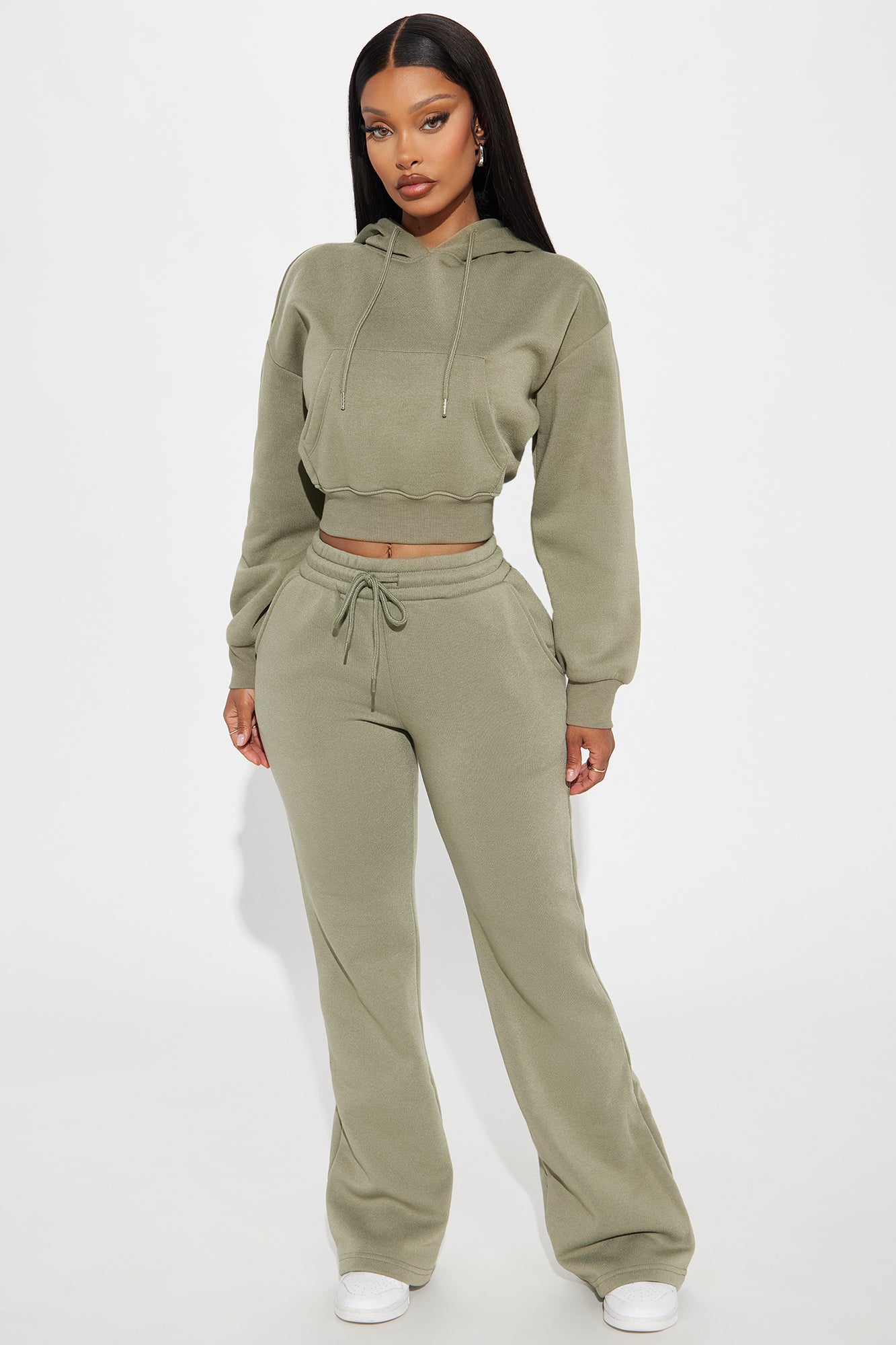 Ladies Kit Olive Hoodie