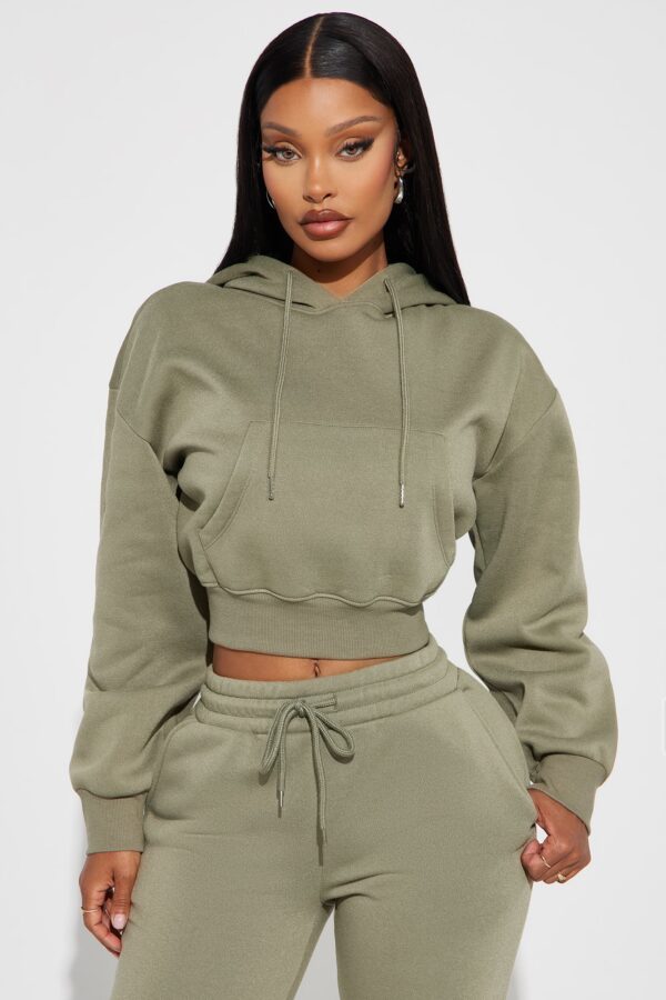 Ladies Kit Olive Hoodie