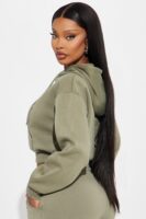 Ladies Kit Olive Hoodie