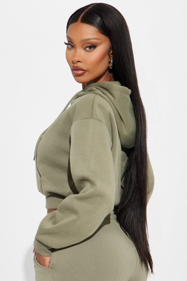 Ladies Kit Olive Hoodie