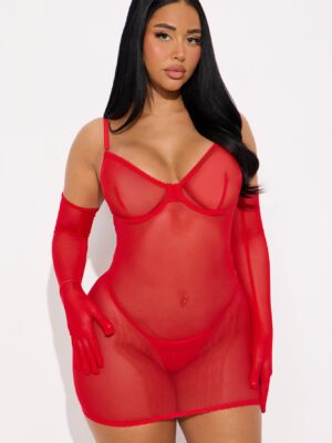 Dress in Red 80% nylon