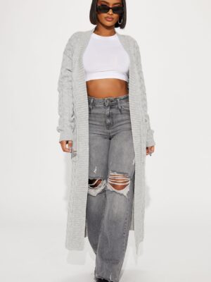 Gray Cardigan