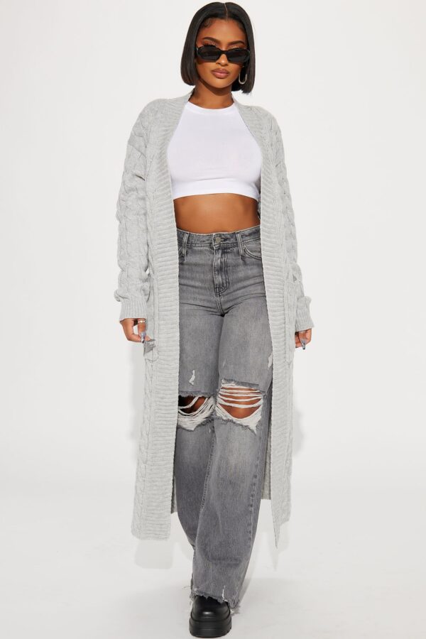 Gray Cardigan