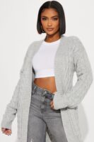 Gray Cardigan