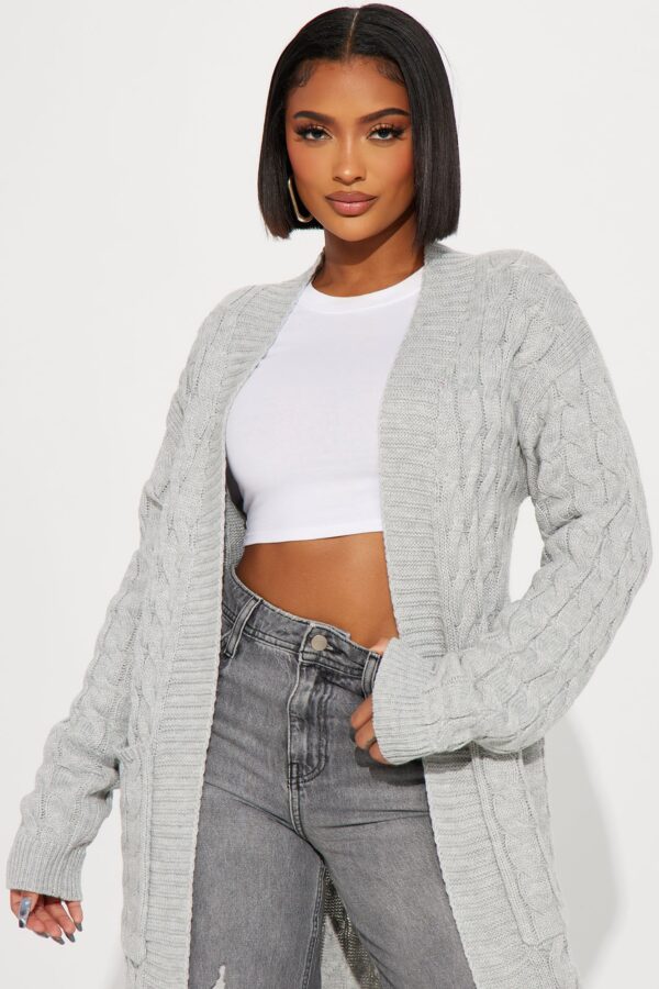 Gray Cardigan
