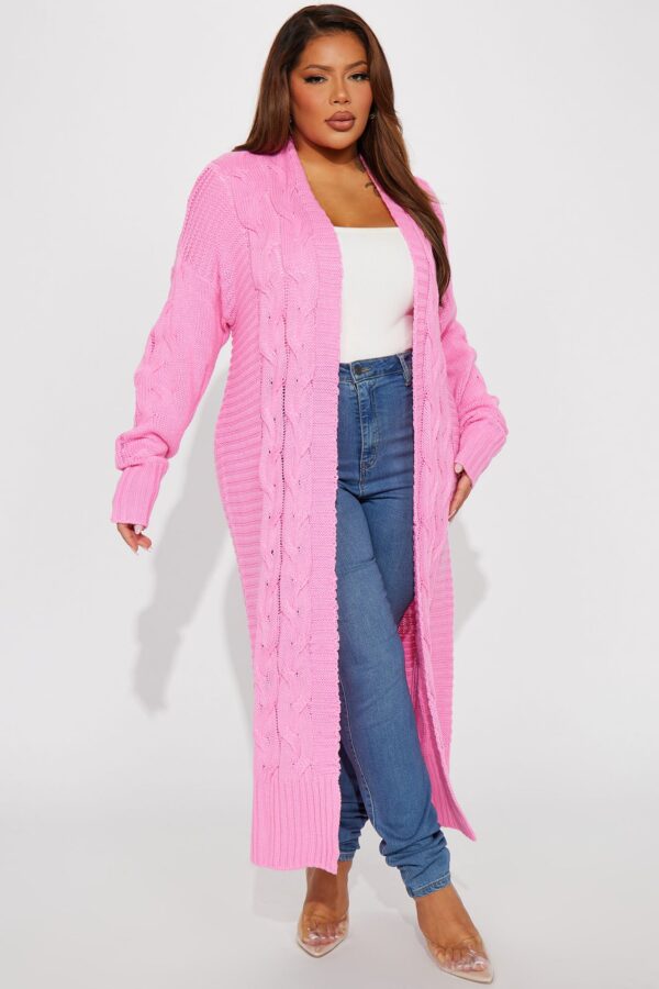 Ladies Kit Pink Cardigan