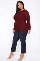 Sweater in Burgundy