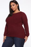 Sweater in Burgundy