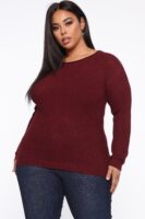 Sweater in Burgundy