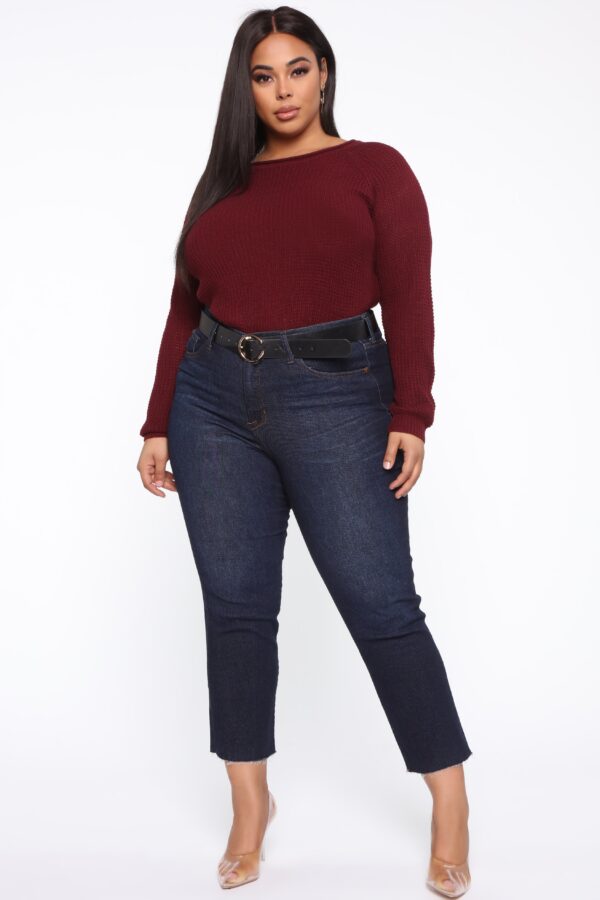 Sweater in Burgundy