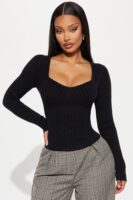 Sweater in Black 42% viscose