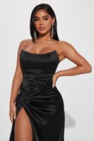 Black Square-Neck Dress