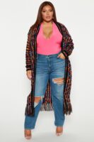 Cardigan in Black 60% polyester
