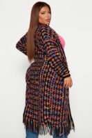 Cardigan in Black 60% polyester