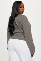 Top in Gray 100% polyester