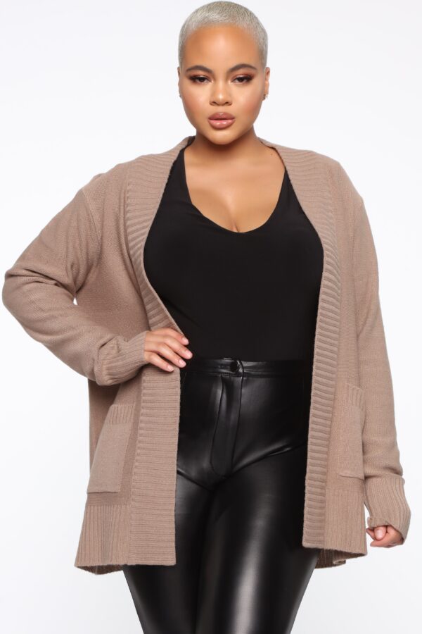 Ladies Kit Khaki Cardigan