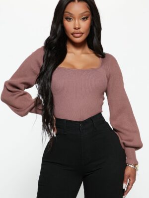 Pullover in Brown 78% rayon