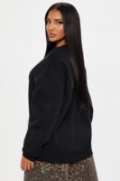 Black Sweatshirt with oversized