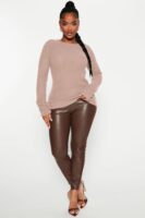 Ladies Kit Khaki Sweater